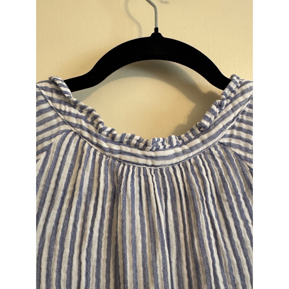 Beachlunchlounge dress Stripped 100% Cotton-with pockets-made in India - Picture 14 of 16